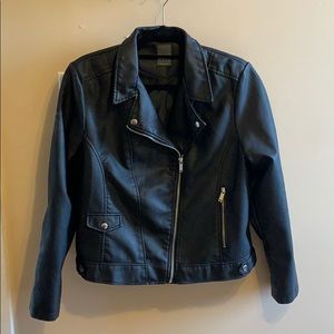 Faux Leather Jacket